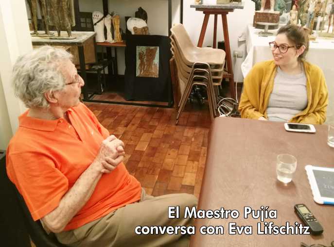 El Maestro Pujía conversa con la ceramista Eva Lifschitz @Evalizceramica