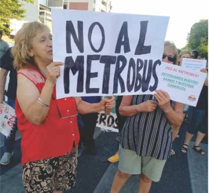 Metrobús Alberdi – Directorio: el GCBA incumple el amparo judicial y avanza