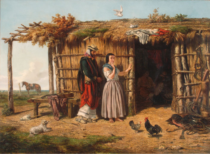 “Un alto en el campo” Prilidiano Pueyrredón. 1861