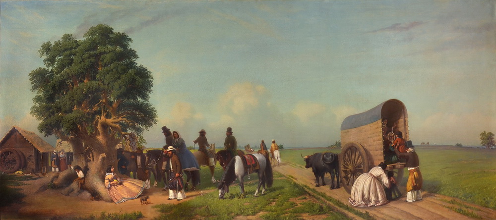 “Un alto en el campo” Prilidiano Pueyrredón. 1861