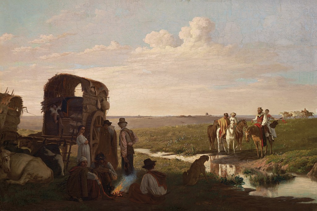 “Escena campestre” de Juan Manuel Blanes