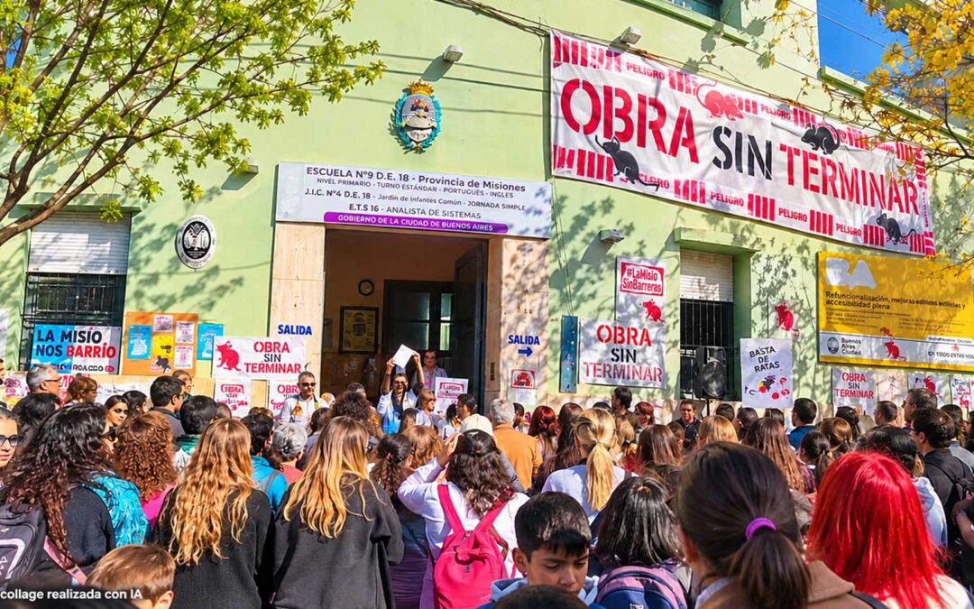 A la comunidad de la Escuela Misiones se le terminó la paciencia